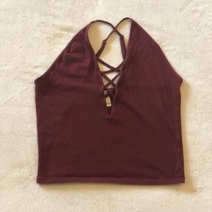 Burgundy Top